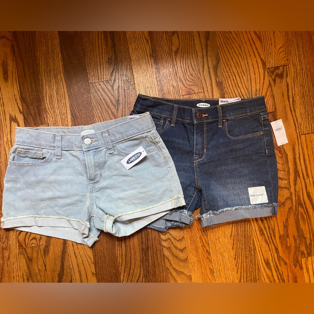 Old Navy Lot of 2 Size 12 Girls Shorts New With Tags